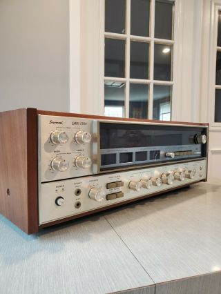 Sansui Qrx - 7500 Receiver Quad 4 Channel Vintage Stereo Sounds Great Qrx7500