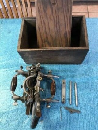 Vintage Stanley No.  55 Combination Plane With All 55 Cutters