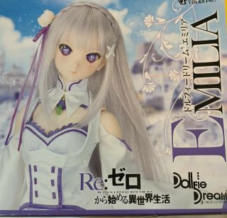 VOLKS Dollfie Dream Emilia Re:Zero Kara Hajimeru Isekai Seikatsu Japan 4