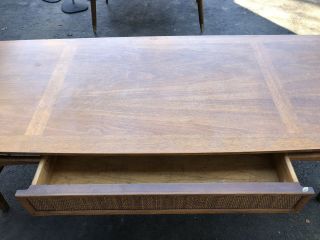 Lane Vintage Mid Century Surfboard Coffee Table,  Solid Wood 5