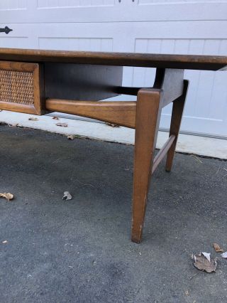 Lane Vintage Mid Century Surfboard Coffee Table,  Solid Wood 6