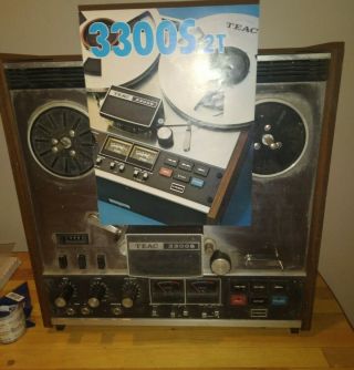 Vintage Teac 3300s Reel - Reel Stereo Tape Deck.
