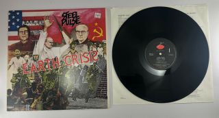 Plays Great Steel Pulse Earth Crisis Lp Near - 1984 1st Press Elektra Vinyl