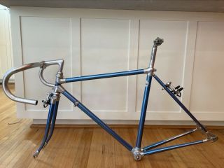 Alan Vintage 1982 Blue Aluminum Road Bike Campagnolo Cinelli Frame And Fork 49