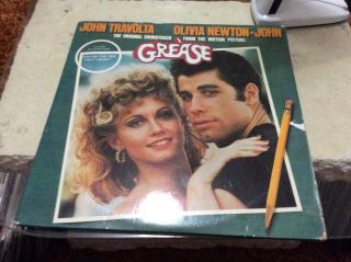 “grease” Movie Soundtrack.  2lps.  1978 Vinyl Record