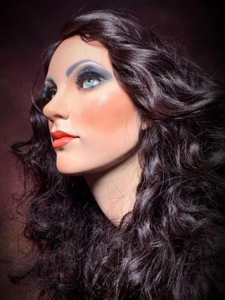 GRENEKER Mannequin Woman Female Wonder Leaning Glass Eyes Full Realistic Vintage 6