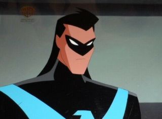 Batman The Animated Series Cel With Obg Nightwing Old Wounds