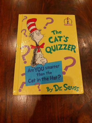 Dr Suess Book The Cat’s Quizzer Are You Smarter Than The Cat In The Hat?