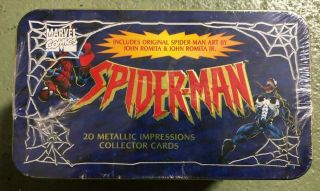 Factory Marvel Comics Spider - Man Limited Edition Collector Cards Tin