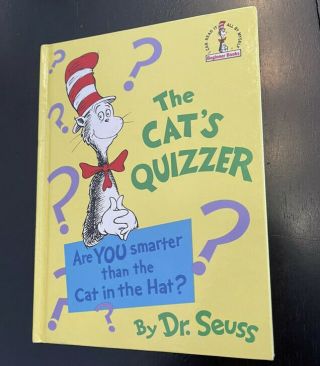 Dr Suess Book The Cat’s Quizzer Are You Smarter Than The Cat In The Hat?
