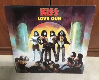 1977 - Kiss - Love Gun - Vinyl Lp - Kiss Love Gun & Bang Insert