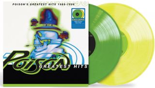 Poison Greatest Hits 1986 - 1996 (2020) Neon Green,  Yellow 2lp 18 - Track Vinyl