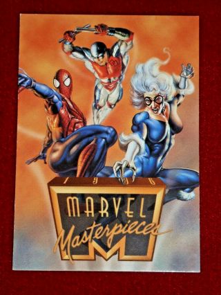 1996 Marvel Masterpieces Single Card - Check List - Card 100