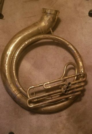 Vintage Sousaphone Maybe Conn 1959 Serial 823 Includes Bell
