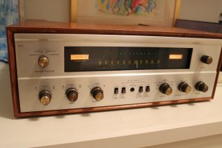 FISHER 500c Vintage Stereo Tube Receiver - With Wood Cabinet 2