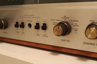FISHER 500c Vintage Stereo Tube Receiver - With Wood Cabinet 3
