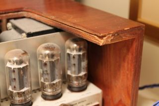 FISHER 500c Vintage Stereo Tube Receiver - With Wood Cabinet 6