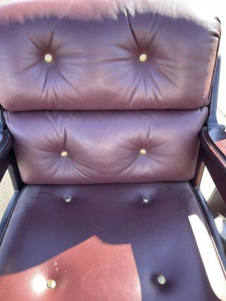 Vintage Spectator Leather Reclining Chairs 3