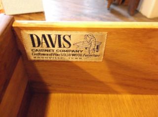 Vintage Davis Cabinet Co.  Two Piece French Secretary 2