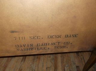 Vintage Davis Cabinet Co.  Two Piece French Secretary 4