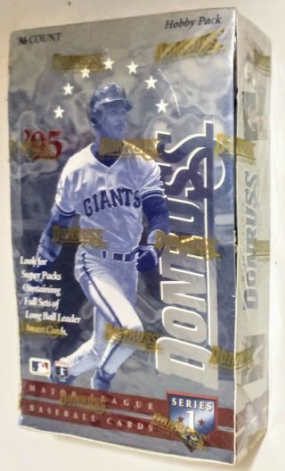 1995 Donruss Baseball Series 1 Wax Box 36 Count Nbl Trading Cards