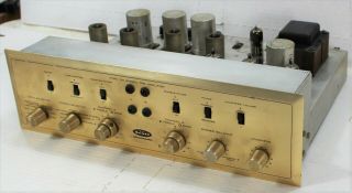 Vintage H.  H.  Scott Type 130 Tube Preamp Pre - amplifier 4