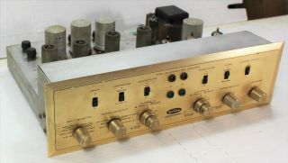 Vintage H.  H.  Scott Type 130 Tube Preamp Pre - amplifier 5