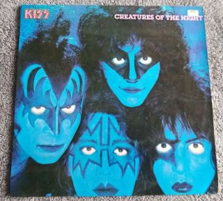 Kiss Creatures Of The Night Lp Promo White Label Press In Colombia Philips 1983