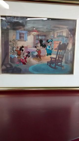 Walt Disney Animation Production Cel From Mickey 
