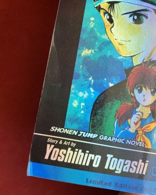 Yu Yu Hakusho,  Vol.  1,  Limited Edition Holo Cover 2463/5000 English Manga 2003 6