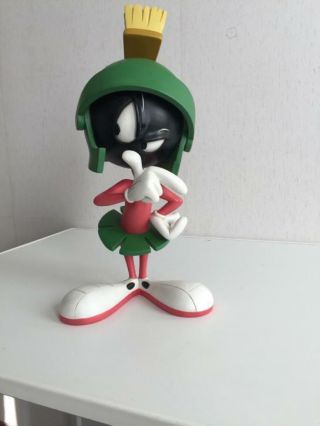 Extremely Rare Warner Bros Looney Tunes Marvin the Martian Big Figurine Statue 3