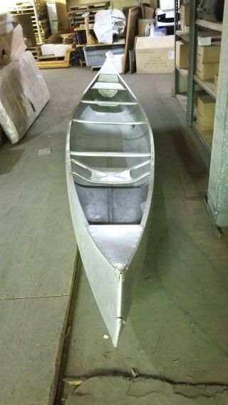 Grumman Aluminum Canoe 17 Ft,  Pick Up Only,  Double - Ender,  Vintage Very Good Cond
