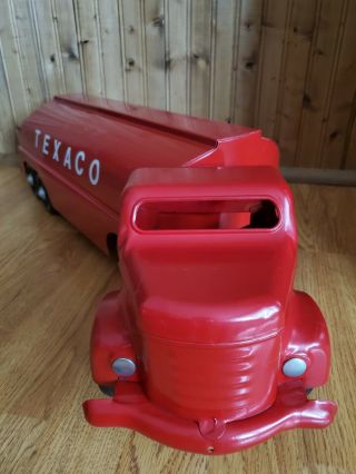 Vintage Restored 1950 ' s MINNITOY TEXACO Tanker Transport Toy Truck 2