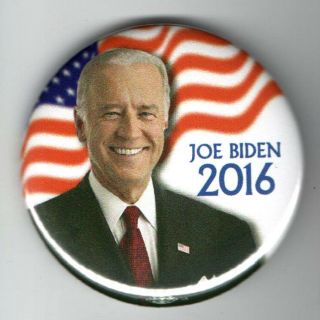 2016 Pin Joe Biden Pinback For President Vice President B