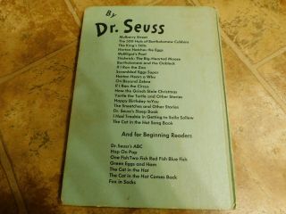 Dr Seuss Scrambled Eggs (1953) If I Ran the Zoo (1950) Vintage 3