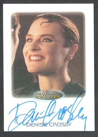 The Women Of Star Trek (rittenhouse 2010) Autograph Card Denise Crosby