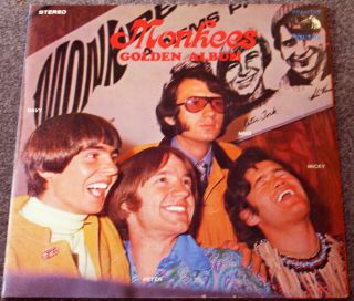 Monkees " Golden Album " 1968 Japanese Only Rca Lp Davy Jones Dolenz Beatles