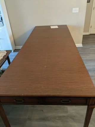 Saginaw Furniture Co.  vintage (1960 ' s) expanding buffet dining table 3