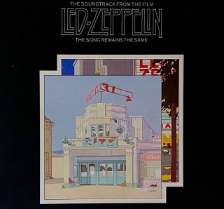 1976 Led Zeppelin Album Song Remains The Same Vinyl Record Lp