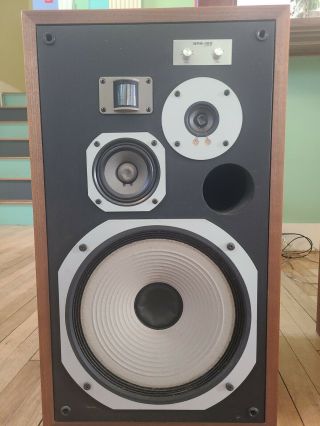 Two PIONEER HPM - 100 Stereo Speakers 4 - WAY 100 WATT JBL L100 Vintage 2