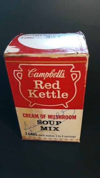 Warhol Vintage Rare Campbell 