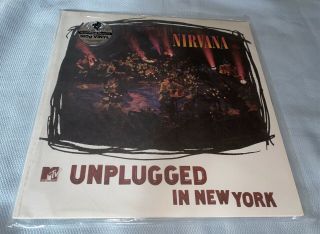 Nirvana Mtv Unplugged In York Vinyl Lp Geffen 1991 Date