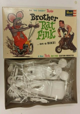 1964 Ed Big Daddy Roth Brother Rat Fink Revell Model Kit And Complete