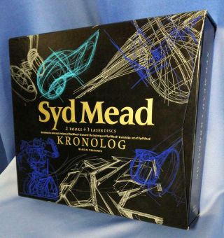 Syd Mead Kronolog Complete Illustration Art Book,  Laser Disc Set 58