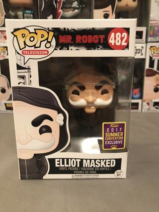 Funko Pop Mr.  Robot Elliot Masked 482 Funko 2017 Summer Convention Exclusive