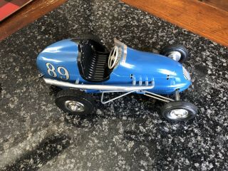 Vintage Ohlsson Rice Tether Car With Rear Exhaust Engine.
