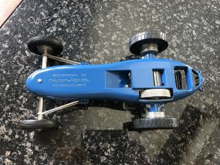 Vintage Ohlsson Rice Tether car with rear exhaust engine. 5