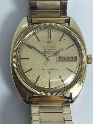 Vintage Omega Automatic Chronometer Constellation Day Date Men’s Watch