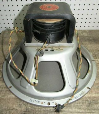 Vintage 1956 Jensen F15ll 15 " Speaker (a)