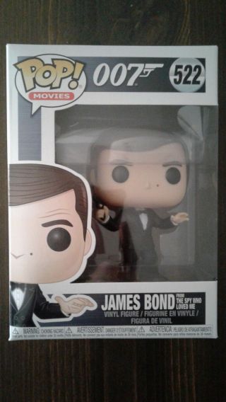 Funko Pop Movies 522 James Bond (from The Spy Who Loved Me)